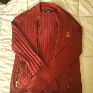 Burgundy red sweater